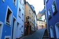 Architecture of a little German town, Saarburg at the Saar River