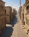 narrow street in the old town