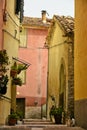 The old Molise town of Mirabello Sannitico, Italy. Royalty Free Stock Photo