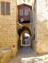 Narrow Street in Old Jaffa Royalty Free Stock Photo