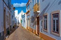 Narrow street in the old part of Portuguese Alte Royalty Free Stock Photo