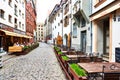 Narrow street of Old Riga Royalty Free Stock Photo