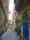 Narrow street of old town, Bordeaux, France