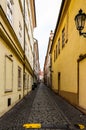 Narrow street in the old town