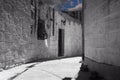 Narrow street in old town of Gharghur, Malta