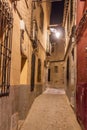 Narrow street in the old town of Toledo, Spa Royalty Free Stock Photo