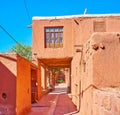 The oldest Iranian village in Karkas mountains, Abyaneh Royalty Free Stock Photo