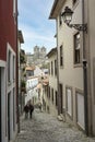 Narrow street in Porto, Portugal Royalty Free Stock Photo