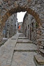 The village of Sasso di Castalda in the Basilicata region, Italy.