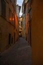 Narrow street in Riva del Garda Royalty Free Stock Photo