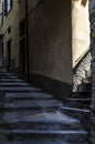 Narrow Street & Stairs Vernazza Italy Royalty Free Stock Photo