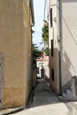 A narrow street in the stari grad Novi Vinodolski