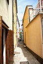 A narrow street in the stari grad Novi Vinodolski