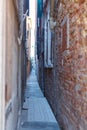 Narrow street in Venice Royalty Free Stock Photo