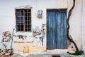 Narrow street in the village of Kritsa, Crete, Greece Royalty Free Stock Photo