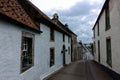 Narrow street in Culross, Scotland Royalty Free Stock Photo