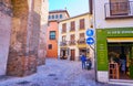 The narrow streets of Albaicin, on Sept 27 in Granada, Spain