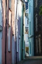 Narrow streets in Cardigan,Ceredigion.