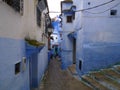 Narrow streets and historic stairs in Morocco