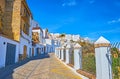 Walk up the city hill, Arcos, Spain