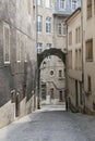 Narrow streets of Luxembourg Royalty Free Stock Photo