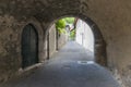 Narrow streets of old french town in Provence Royalty Free Stock Photo