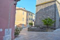 The narrow streets of Pican, Croatia Royalty Free Stock Photo