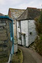 Narrow streets In Port Isaac Royalty Free Stock Photo