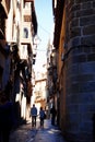 Narrow streets of the Spanish city of Toledo