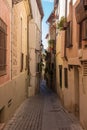 Narrow streets of Toledo city in Spain Royalty Free Stock Photo