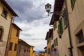 Old town street historic buildings Florence Tuscany Italy Royalty Free Stock Photo