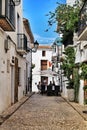 Narrow streets and white facades in Altea