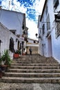 Narrow streets and white facades in Altea