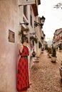 Narrow streets and white facades in Altea