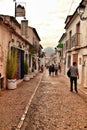 Narrow streets and white facades in Altea