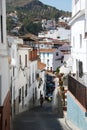 Narrow town street, Alora.