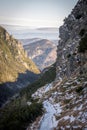 Narrow trail in Tatra National Park, Poland Royalty Free Stock Photo