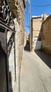 Narrow walkway of downtown of Shiraz