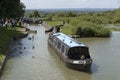 Narrowboat on Kennet & Avon Canal at Devizes UK