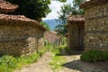 Narrowest street in village of Balkan Royalty Free Stock Photo