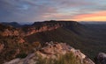 Narrowneck Sunset Blue Mountains