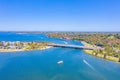 Narrows bridge leading to South Perth in Australia Royalty Free Stock Photo