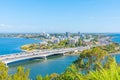 Narrows bridge leading to South Perth in Australia Royalty Free Stock Photo