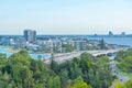 Narrows bridge leading to South Perth in Australia Royalty Free Stock Photo