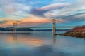 Narrows bridge in Tacoma Washington Royalty Free Stock Photo