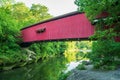 Narrows Covered Bridge Royalty Free Stock Photo