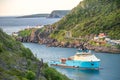 The Narrows leading to port in St. John`s, Newfoundland, Canada Royalty Free Stock Photo