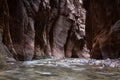 The Narrows in Zion NP Royalty Free Stock Photo