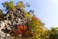 Naruko gorge in Japan Royalty Free Stock Photo