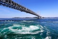 Naruto whirlpools in Pacific ocean, Osaka, Japan